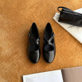 Damen Elegante Mary Jane Ballerinas mit modischem Riemchen und bequemem Fußbett R&B