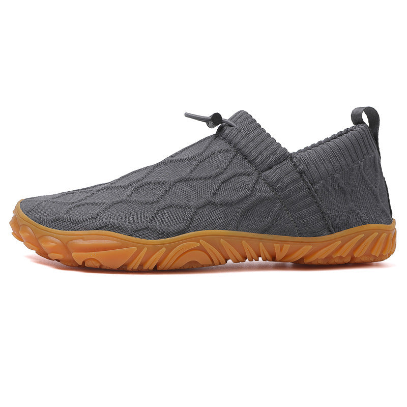 Damen bequeme Slip-On Laufschuhe mit strapazierfähigem Obermaterial und rutschfester Sohle