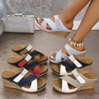 Damen Bequeme Keil-Sandalen