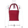 Damen Crop-Top mit Halteroberteil und eleganter Passform R&B