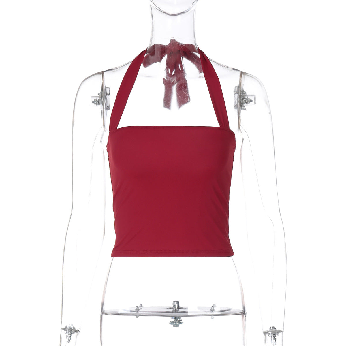 Damen Crop-Top mit Halteroberteil und eleganter Passform R&B