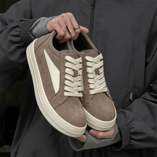 Damen modische Sneakers aus hochwertigem Wildleder mit zeitgemäßem Design R&B