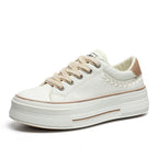 Damen Sneaker mit hoher Plateausohle und atmungsaktivem Obermaterial R&B