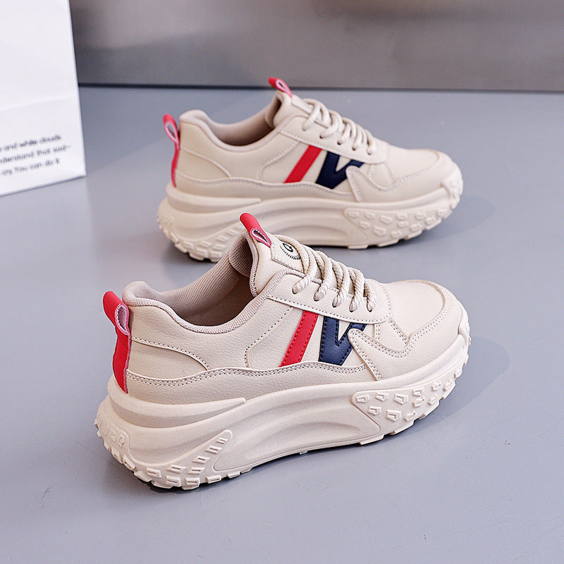Damen Chunky Sneakers mit atmungsaktiver Oberflächenstruktur und dämpfendem Komfort R&B