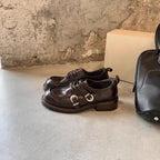 Herren Schnürstiefel mit Dekorativem Riemen von