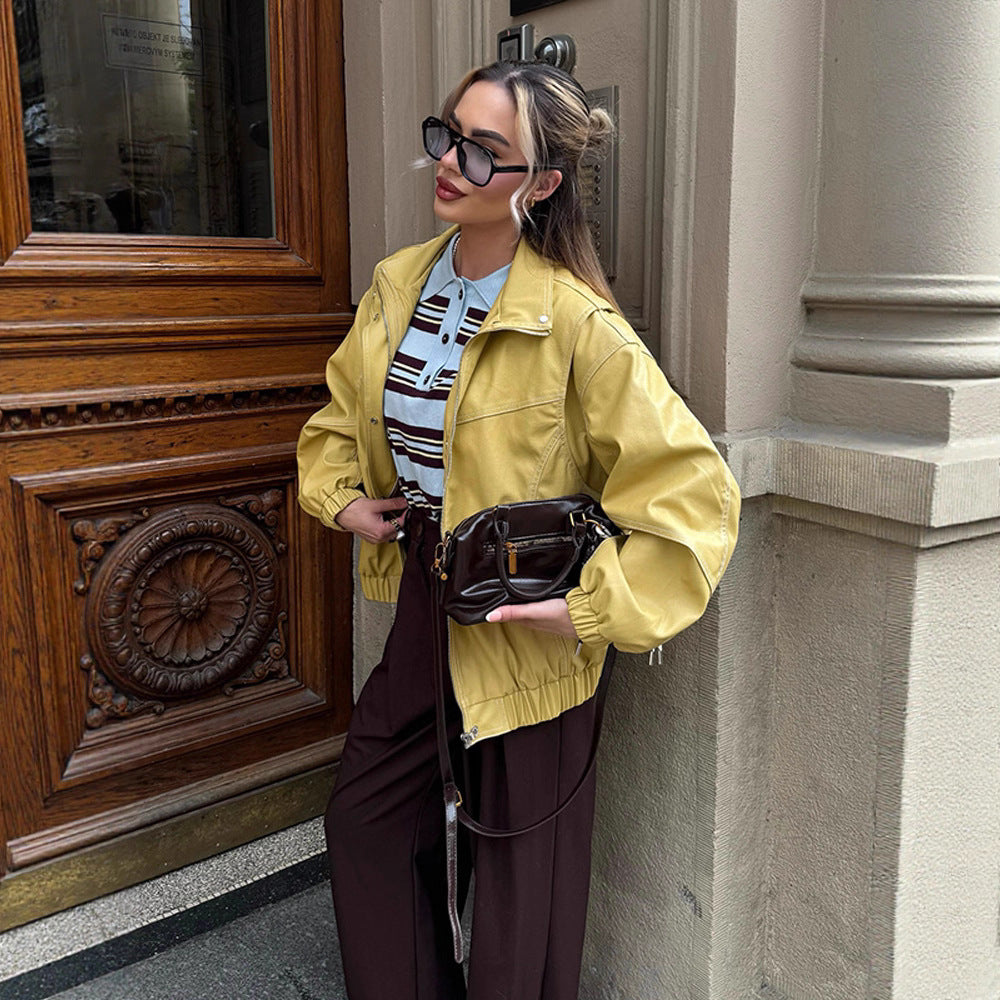 Damen Trendige Oversized Jacke R&B