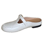 Damen Elegante Clogs aus hochwertigem Leder mit bequemem Fußbett R&B