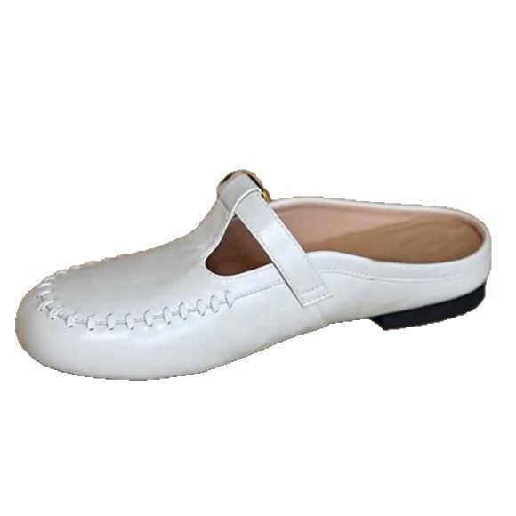 Damen Elegante Clogs aus hochwertigem Leder mit bequemem Fußbett R&B
