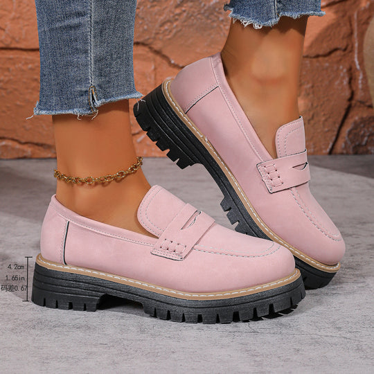 Damen Bequeme Mokassins mit trendiger Sohle und modischem Design R&B