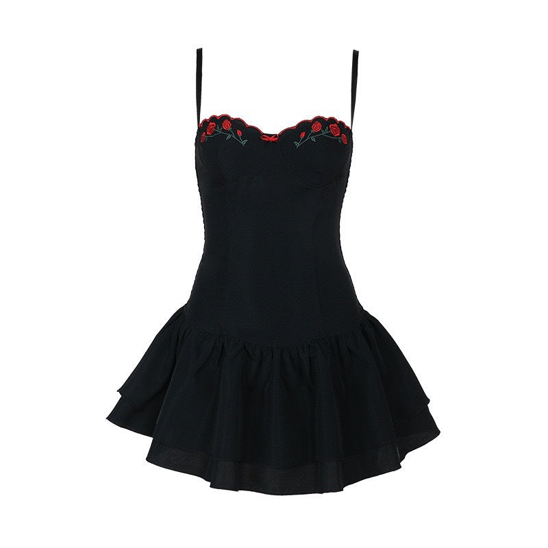 Damen Verspieltes Bustierkleid mit romantischen Rüschendetails R&B