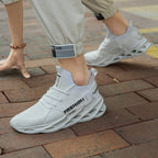 Damen Sportliche Schnür-Sneakers mit elastischem Obermaterial R&B