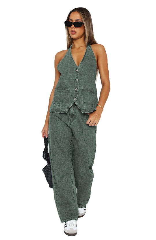 Damen Elegantes und lässiges Zweiteiler-Anzug-Set R&B