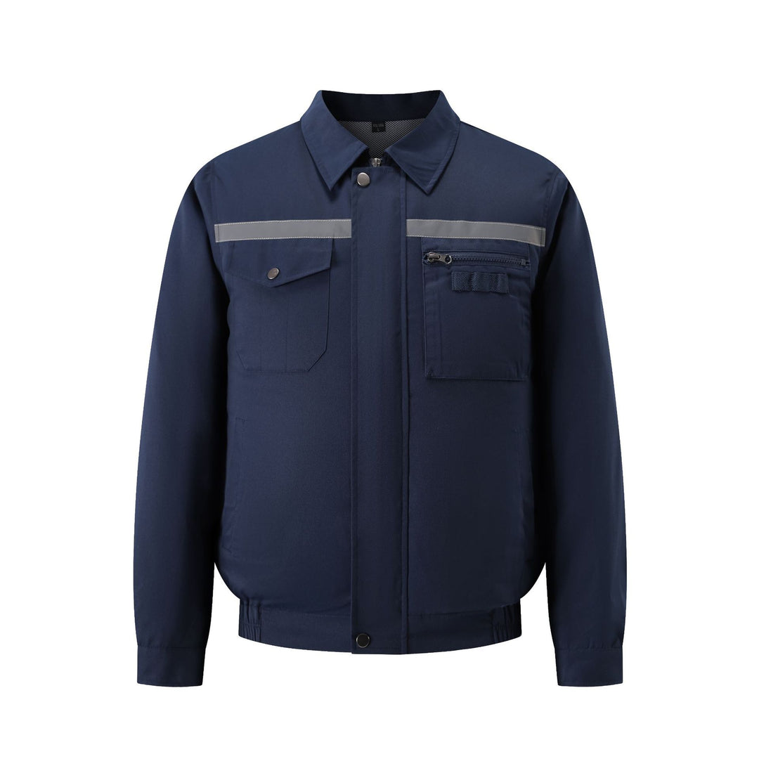 Herren nan belüftete Arbeitsjacke mit integrierten USB-Lüftern und externem Akkufach R&B