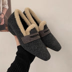 Damen Mokassins mit flauschiger Innensohle und modischem Design R&B