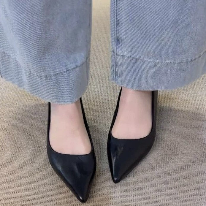 Damen Elegante Ballerinas mit spitzem Design und bequemer Innensohle R&B