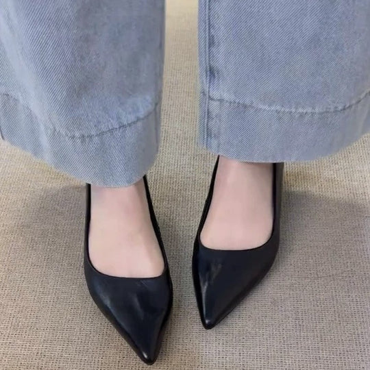 Damen Elegante Ballerinas mit spitzem Design und bequemer Innensohle R&B