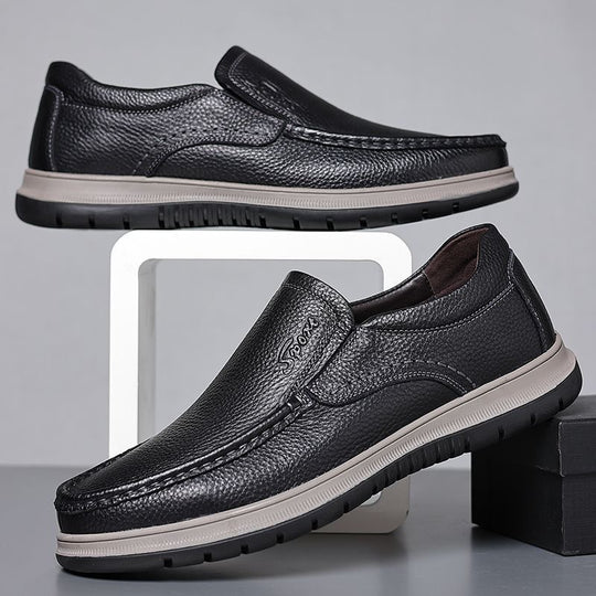 Herren Bequeme Slip-On Mokassins mit rutschfester Sohle R&B