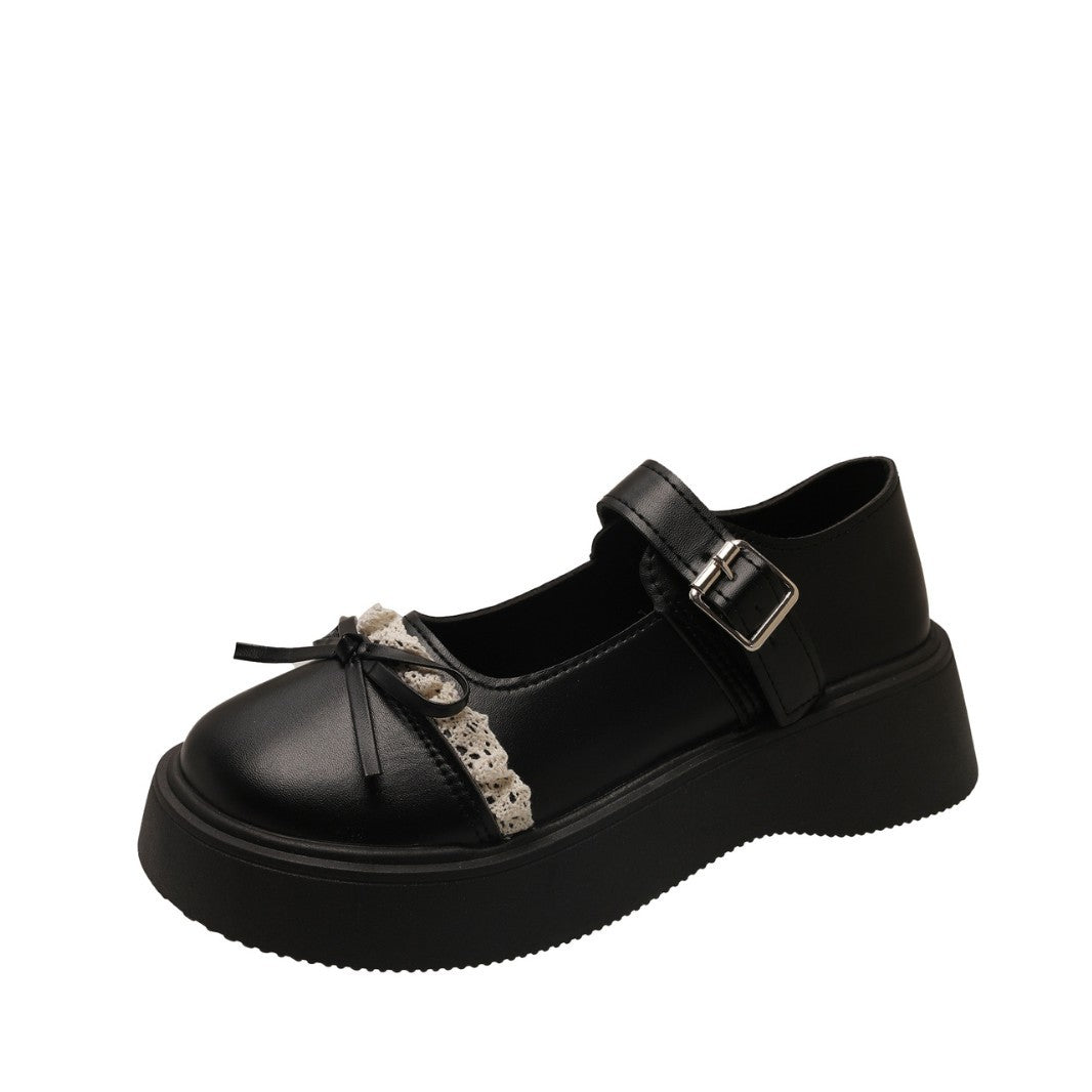 Damen Komfortable Slipper mit elegantem Riemendesign und modischer Schleife R&B