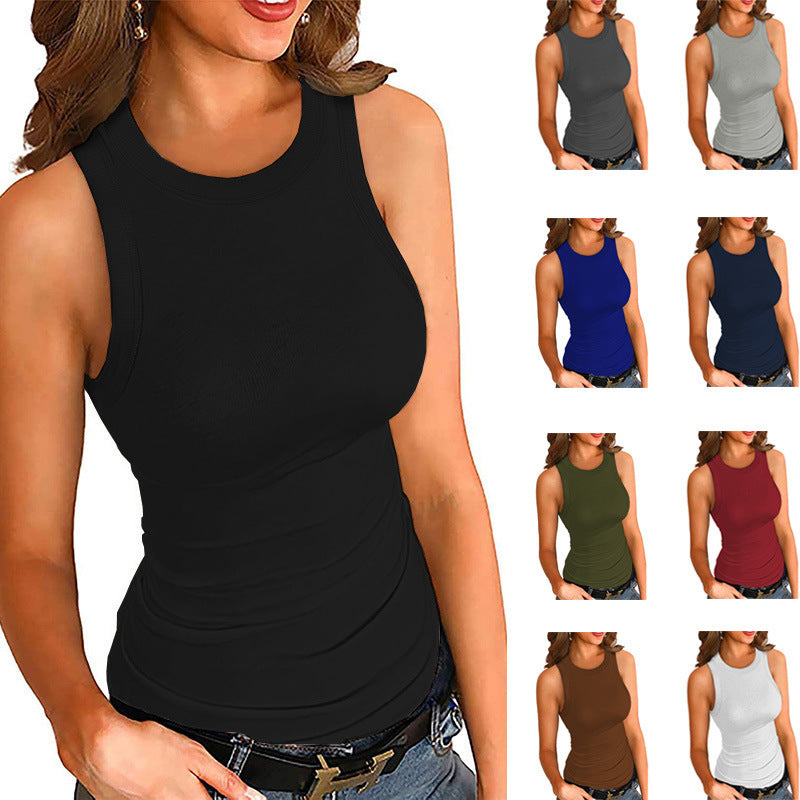 Damen Sportliches Tank-Top mit Kontrastbesatz und figurfreundlichem Schnitt R&B