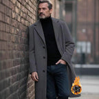 Herren eleganter Wollmantel R&B