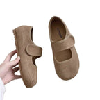 Damen Bequeme Clogs mit Klettverschluss und ergonomischer Sohle R&B