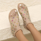 Damen Glitzernde Mesh-Sandalen R&B