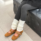 Damen Flache Ballerinas mit modischem Design und Verschluss R&B