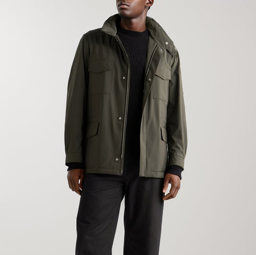 Herren funktionale Freizeitjacke im modernen Design mit praktischen Taschen R&B