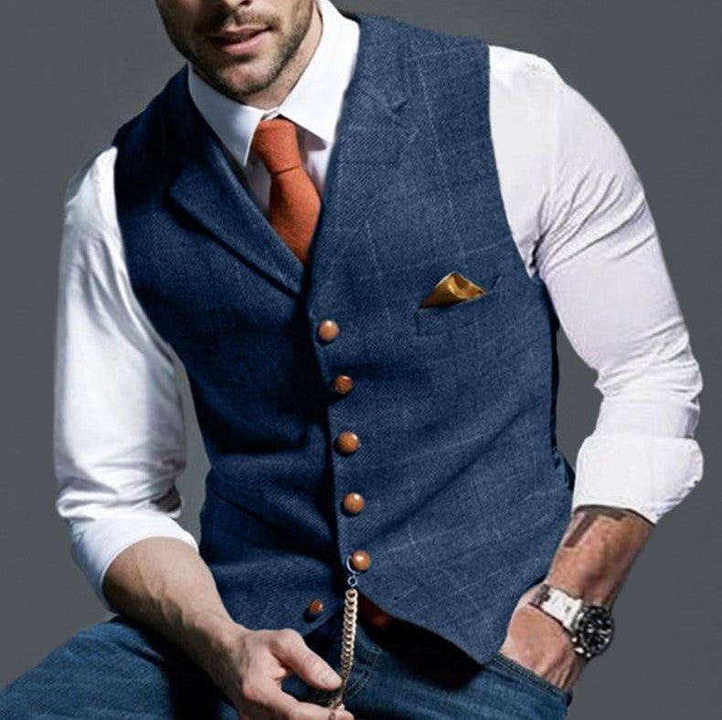 Herren elegante Weste R&B