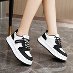Damen modische Sneakers mit dämpfendem Sohlendesign und hochgezogenem Profil R&B