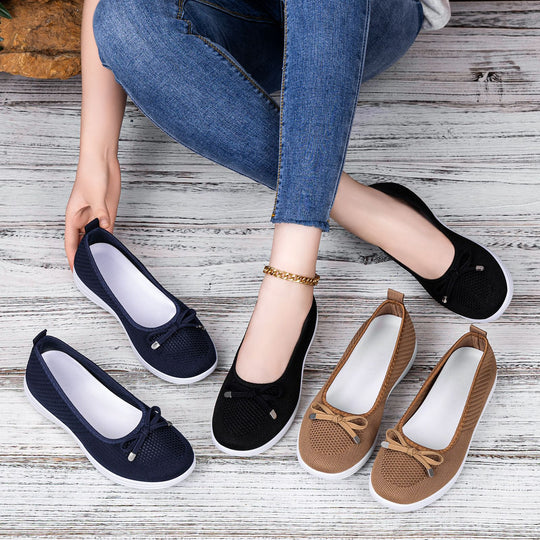 Damen Bequeme Ballerinas mit flexibler Sohle und atmungsaktivem Obermaterial R&B