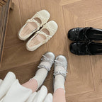 Damen elegante Mary Jane Pumps mit geschmeidiger Kappe und modischem Blockabsatz R&B