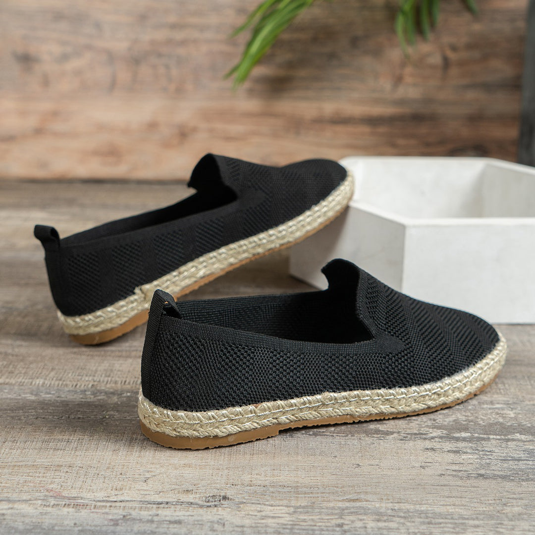 Damen flexible Espadrilles mit luftiger Gitterstruktur R&B