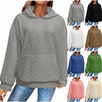 Damen Kapuzenpullover mit strukturiertem Herzmuster R&B