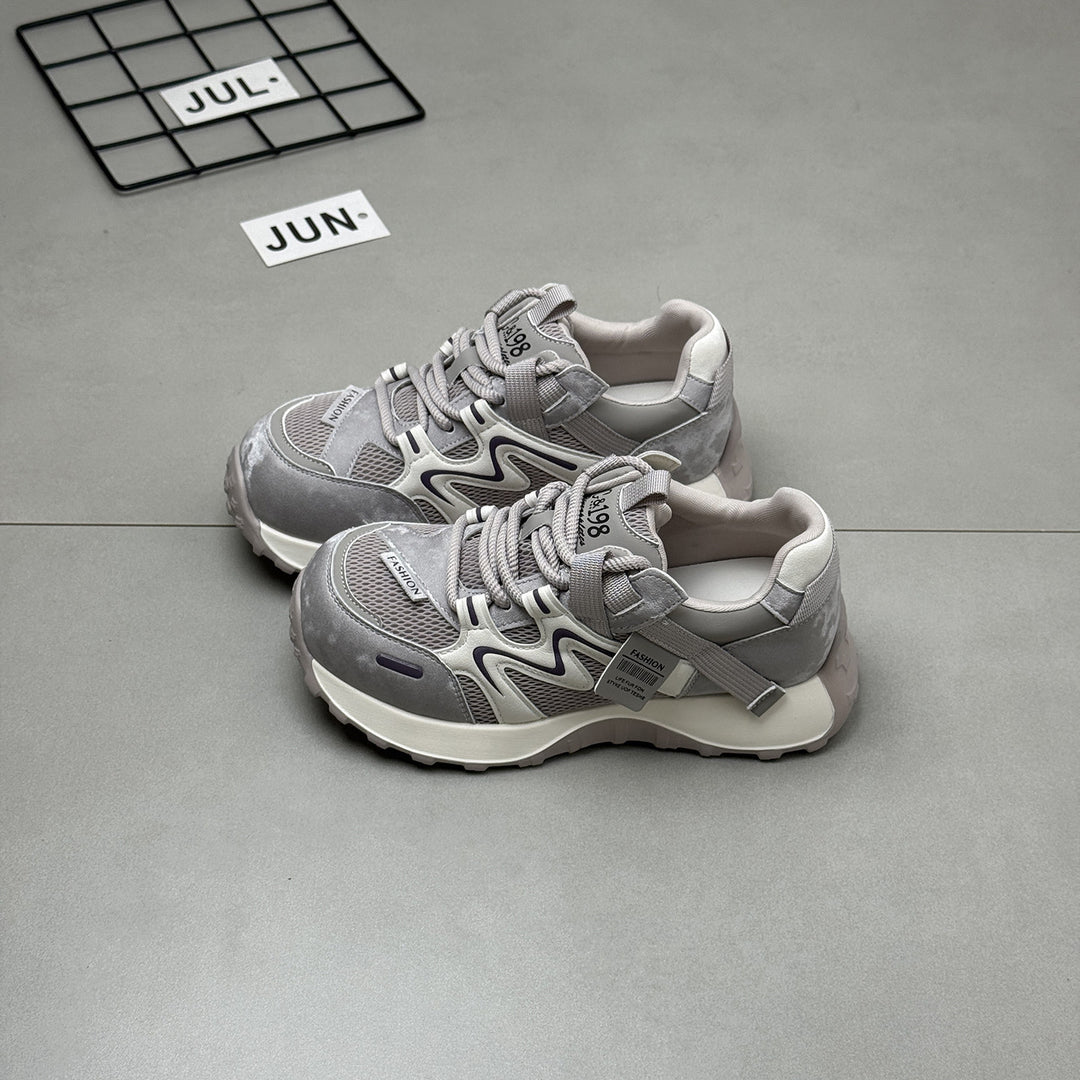 Damen Sportliche Sneakers mit hohem Tragekomfort und atmungsaktiver Obermaterialkombination R&B