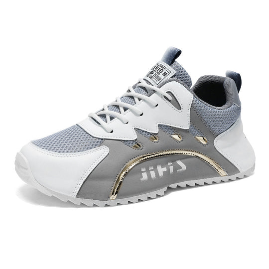 Damen Sportliche Sneakers mit atmungsaktiver Mesh-Oberfläche und gepolsterter Sohle R&B