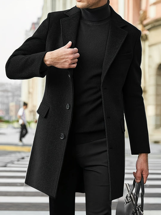 Herren Wollmantel modern