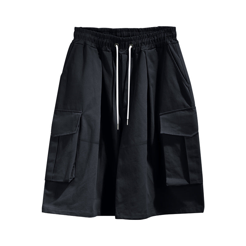 Damen nan Cargo-Midirock mit elastischem Tunnelzugbund und aufgesetzten Klappentaschen R&B