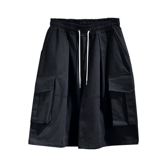 Damen nan Cargo-Midirock mit elastischem Tunnelzugbund und aufgesetzten Klappentaschen R&B