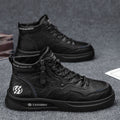Herren Hohe Sneakers mit strapazierfähigem Obermaterial und seitlichem Reißverschluss