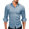 Herren nan tailliertes Businesshemd mit Cutaway-Kragen und Stretch-Baumwollmix R&B