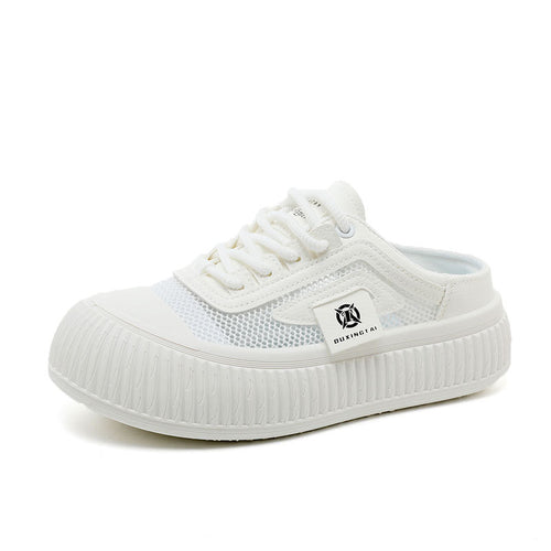 Damen lässige Sneaker mit atmungsaktiver Mesh-Oberfläche und rutschfester Gummisohle R&B