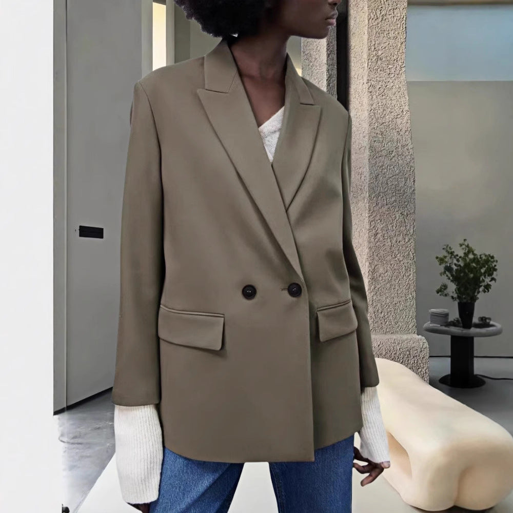 Damen Modischer und eleganter Oversized Blazer R&B