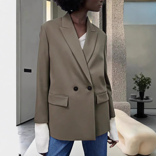 Damen Modischer und eleganter Oversized Blazer R&B