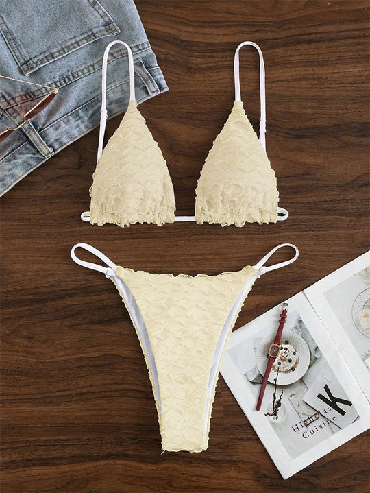 Damen Bikini-Set mit raffinierten Rüschendetails R&B