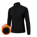 Herren kuscheliger Rollkragenpullover mit Reißverschluss