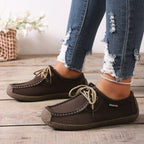 Damen Freizeit Sneaker mit elastischen Schnürsenkeln und rutschfester Sohle R&B