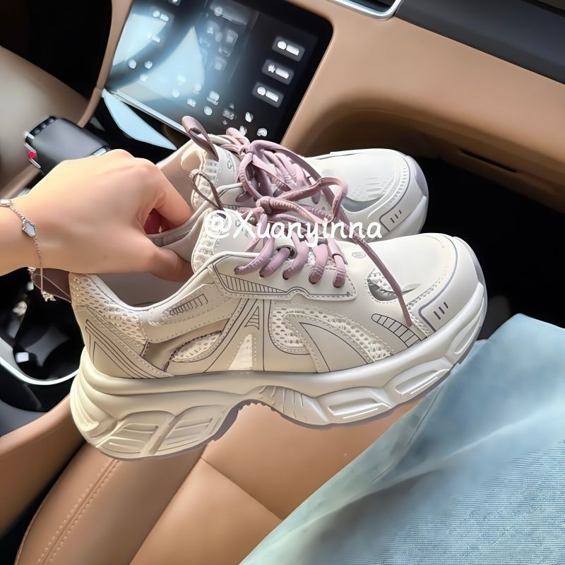 Damen Sportliche Laufschuhe mit atmungsaktiver Oberfläche und dämpfender Sohle R&B