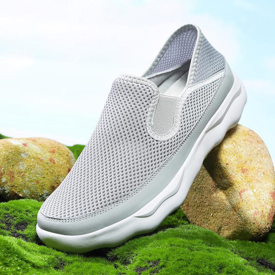Damen Atmungsaktive Slip-On Freizeitschuhe mit flexiblem Obermaterial R&B