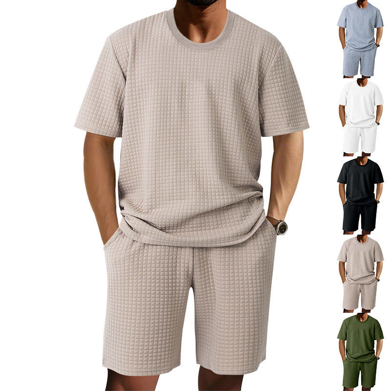 Damen lässiges Freizeit-Outfit aus atmungsaktivem Strukturmaterial R&B